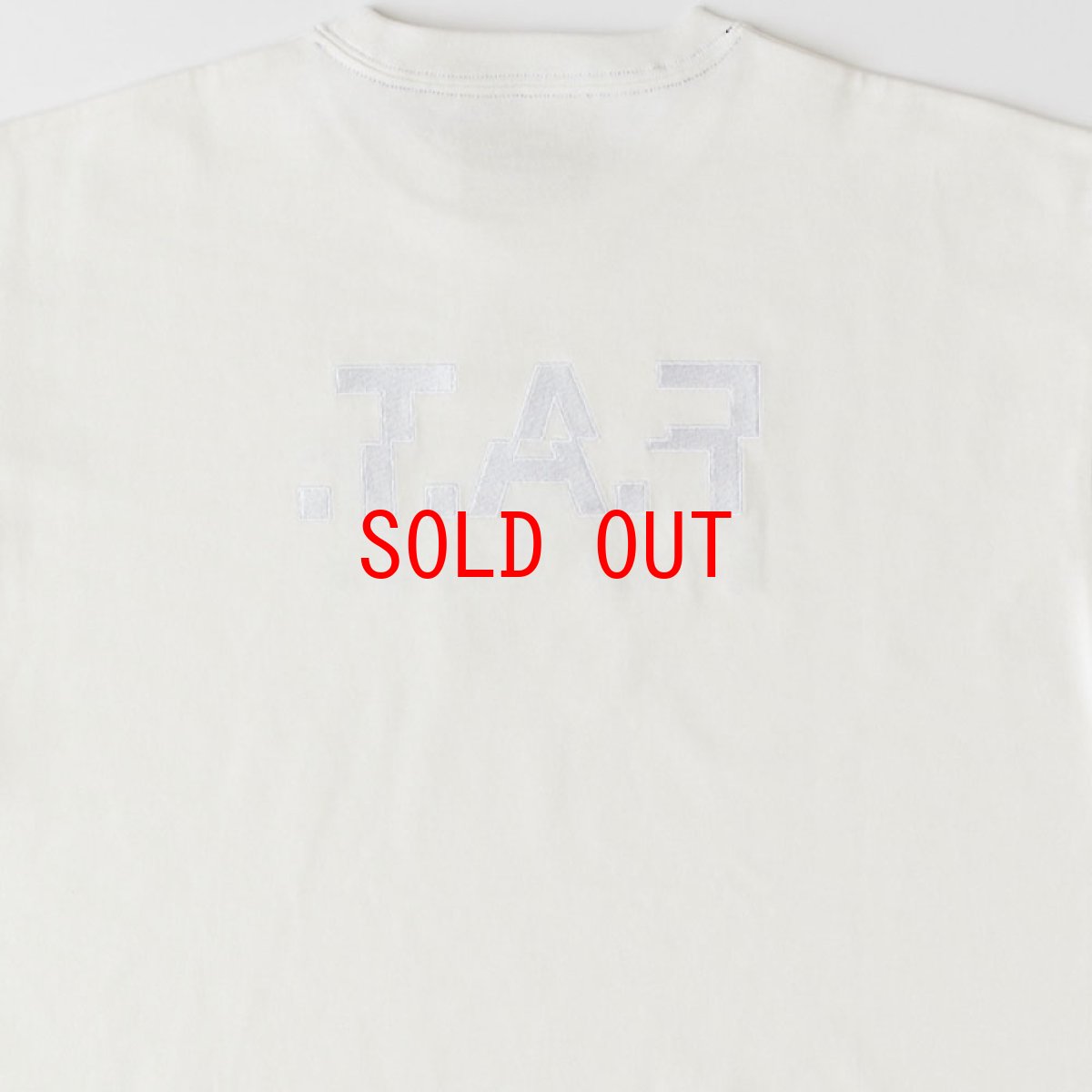 画像7: SHIFTee S/S Logo embroidery Tee WHT 半袖 刺繍 Tシャツ (7)