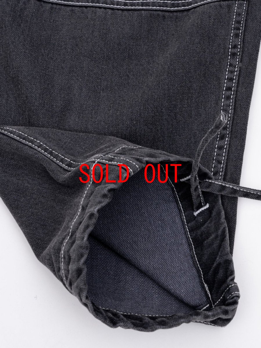 画像11: Engineer Denim Cargo Pants BLK エンジニア デニム カーゴ パンツ (11)