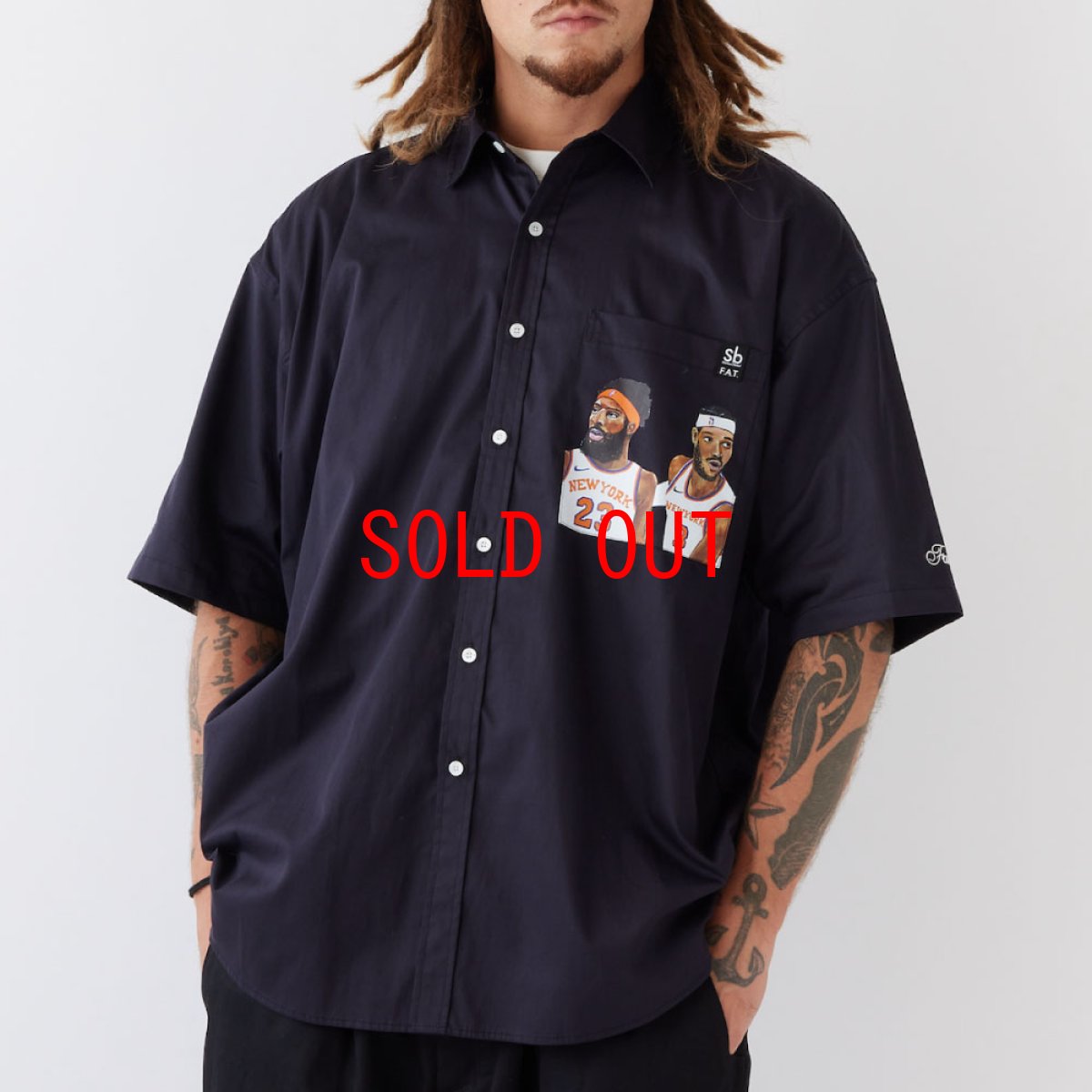 画像1: I.S.M.S.G. S/S Shirts BLK BIG シルエット 半袖 シャツ (1)