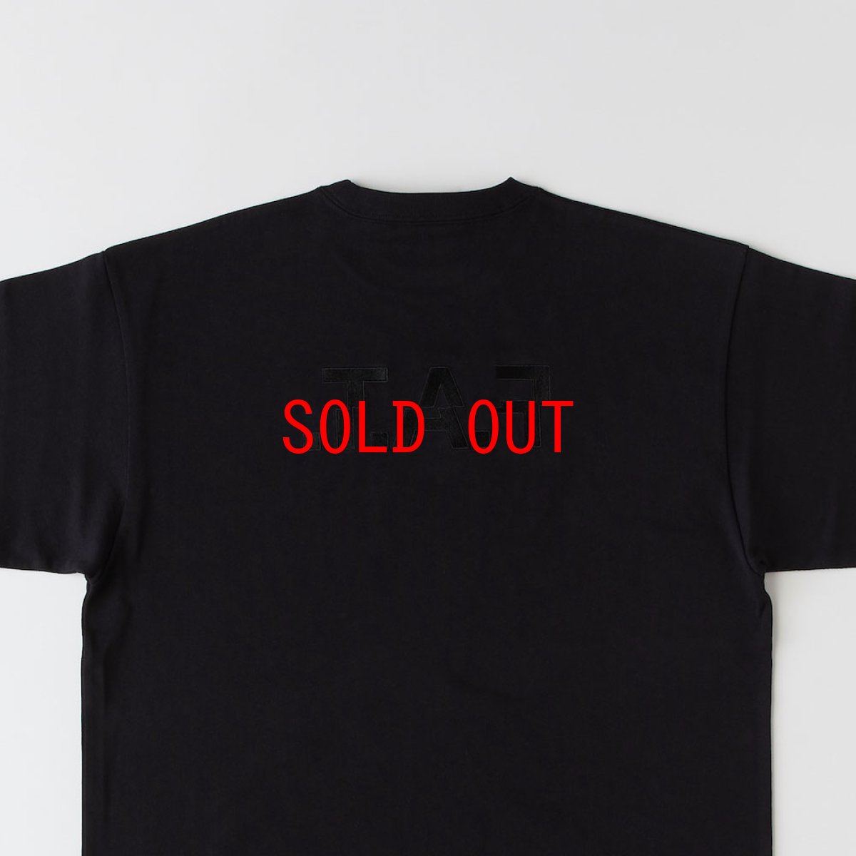 画像5: SHIFTee S/S Logo embroidery Tee BLK 半袖 刺繍 Tシャツ (5)