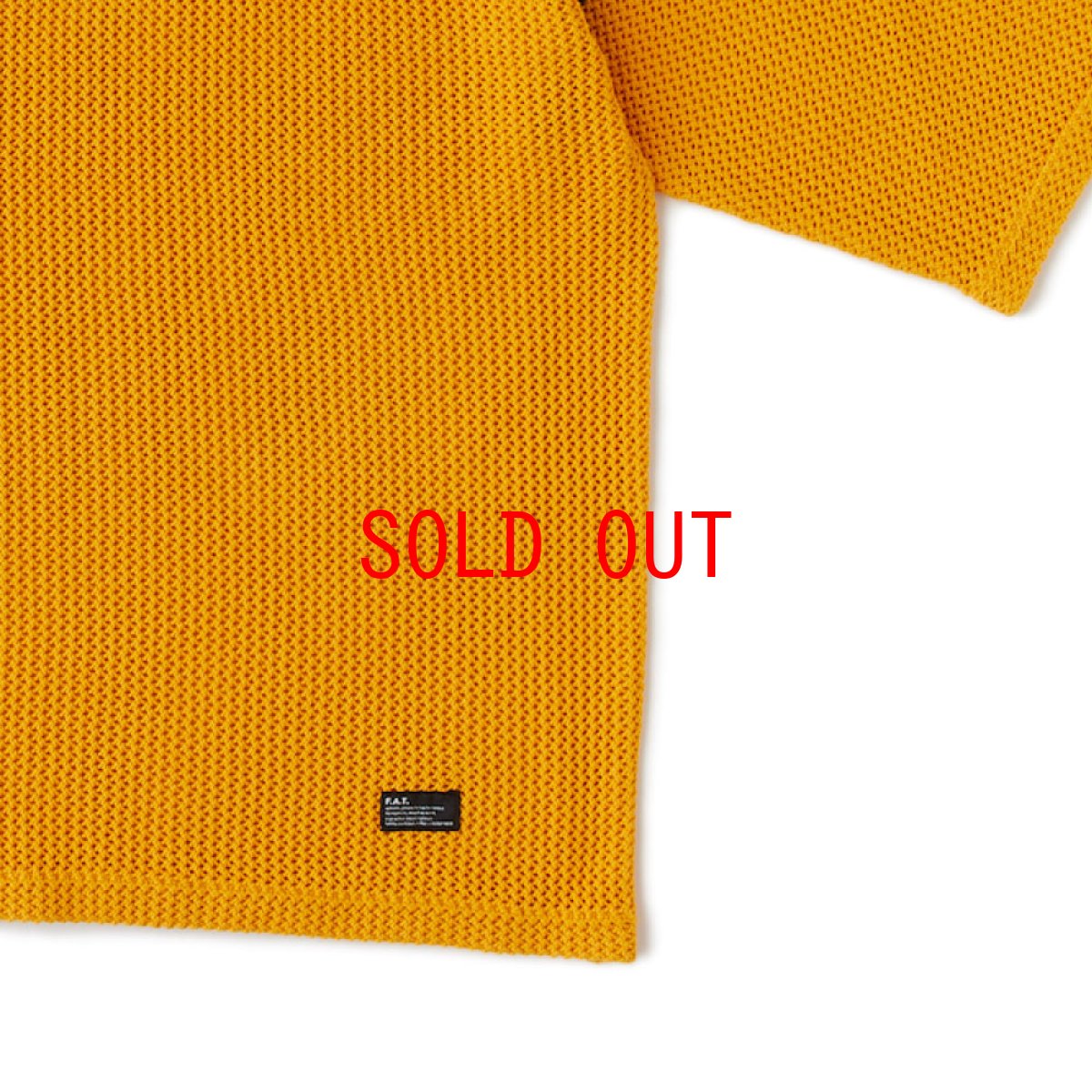 画像4: MESHBOWL Knit Football Shirts YLW メッシュ ニット フットボール シャツ (4)