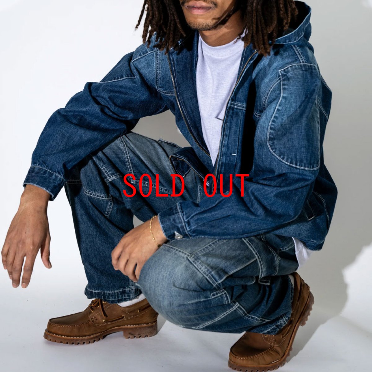 画像16: Engineer Denim Cargo Pants BLU エンジニア デニム カーゴ パンツ (16)