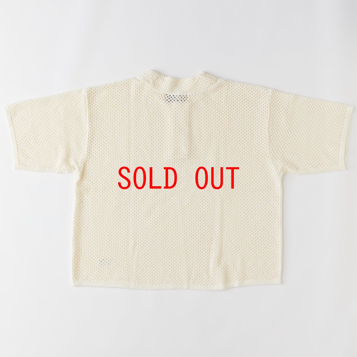 画像3: SEAMBALL S/S Henly Mesh Knit Shirts メッシュ ニット ヘンリー シャツ (3)