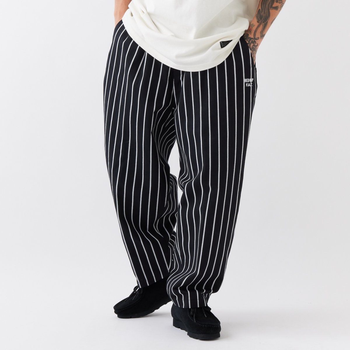 FAT THREEKAP Red Kap Stripe Work Pants