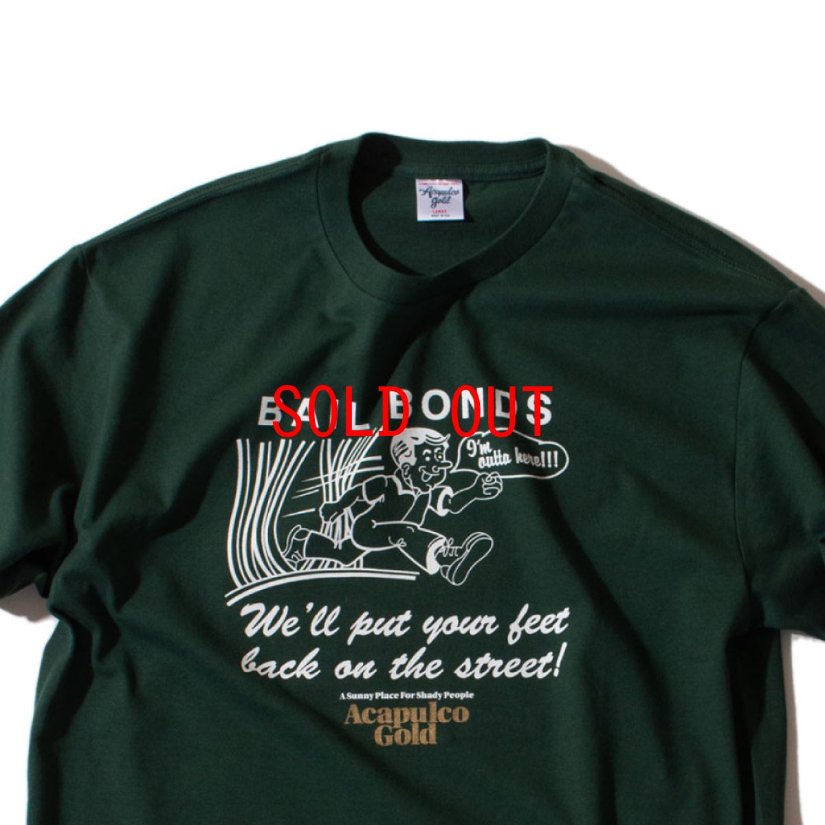 画像4: BAIL BONDS S/S Tee Green 半袖 Tシャツ (4)