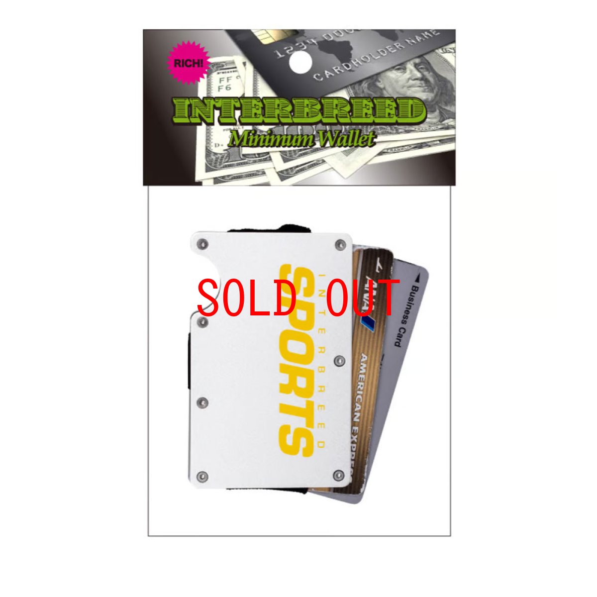 画像11: Minimum Wallet アルミニウム カード ケース マネークリップ (11)
