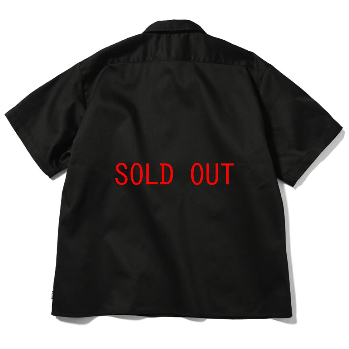 画像3: × Dickies S/S Half Zip Work Shirt BLK ディッキーズ ワーク シャツ (3)