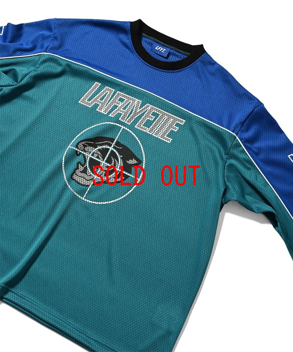 画像8: Target Mesh Jersey BLU パイピング メッシュ ジャージー (8)