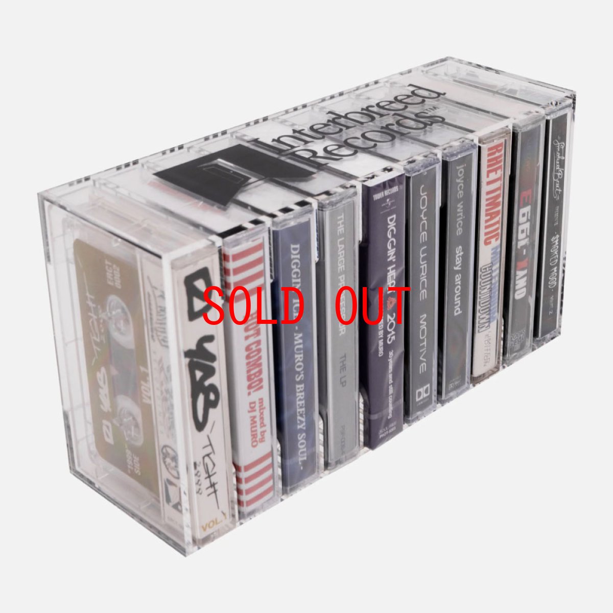 画像16: IB Records Cassette Tape Rack アクリル カセット テープ ラック 10本 収納 (16)