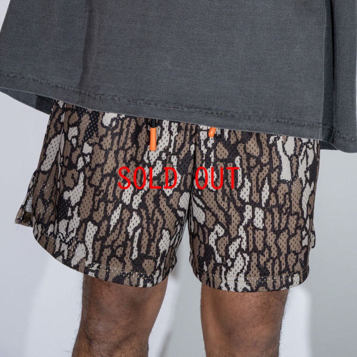 画像11: Airy Training Shorts Tree Camo メッシュ ショーツ バスケ ジャージ (11)