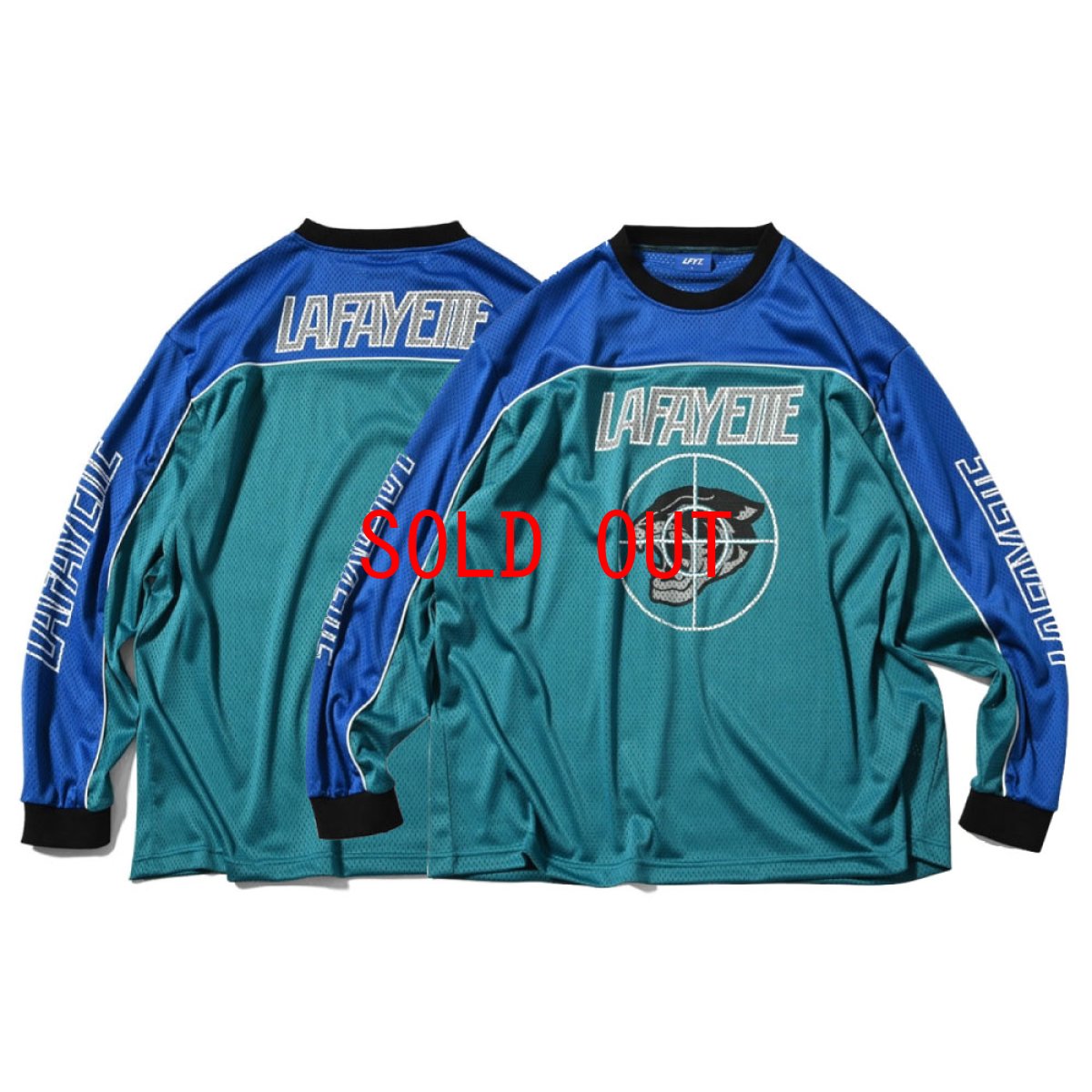 画像9: Target Mesh Jersey BLU パイピング メッシュ ジャージー (9)