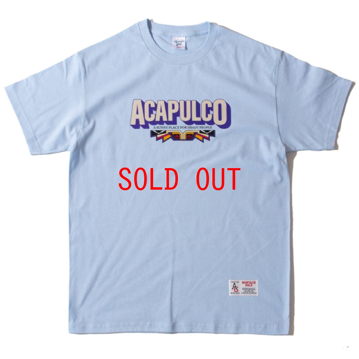 画像2: Aztec S/S Tee L.Blue 半袖 Tシャツ (2)