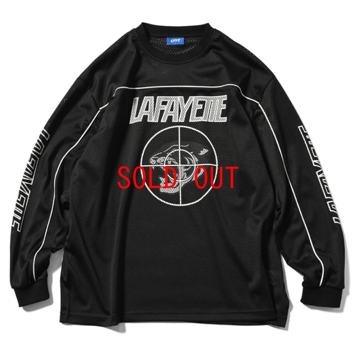 画像2: Target Mesh Jersey BK パイピング メッシュ ジャージー (2)