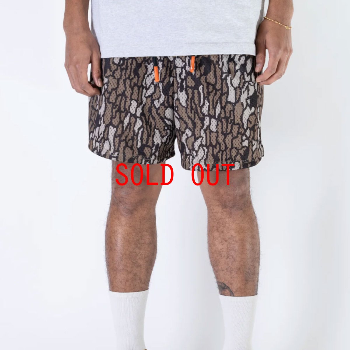 画像12: Airy Training Shorts Tree Camo メッシュ ショーツ バスケ ジャージ (12)