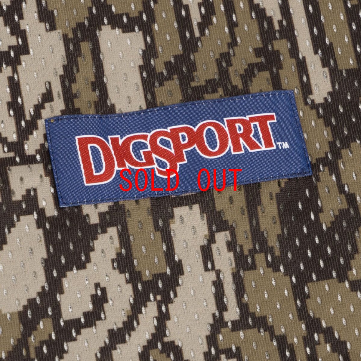 画像11: DIGSPORTS Gym Sack ブラックウォッチ TREE CAMO メッシュ バッグ レコード ナップサック (11)