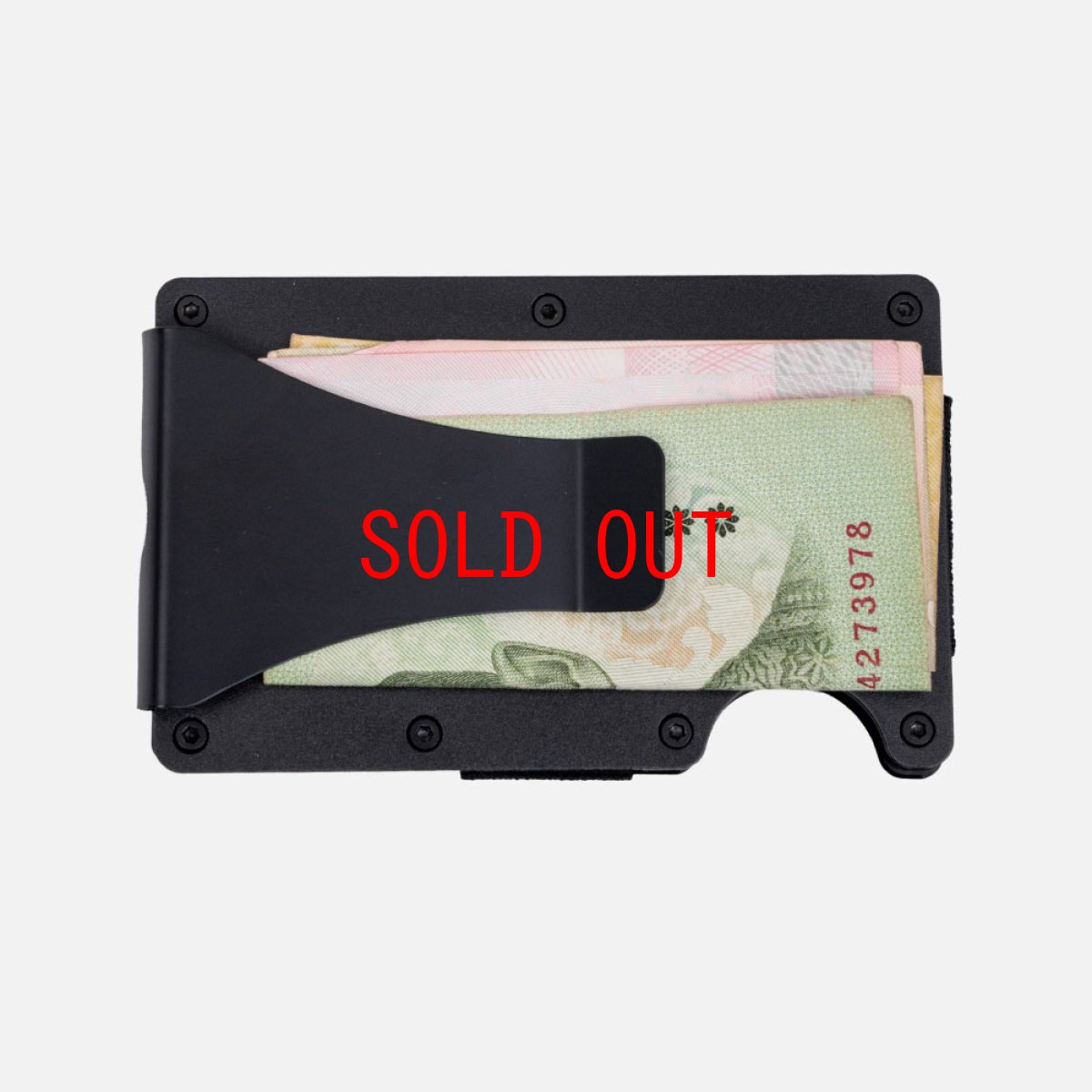 画像8: Minimum Wallet アルミニウム カード ケース マネークリップ (8)