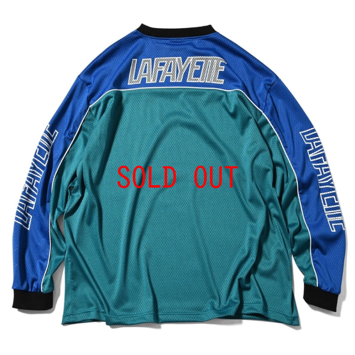 画像3: Target Mesh Jersey BLU パイピング メッシュ ジャージー (3)