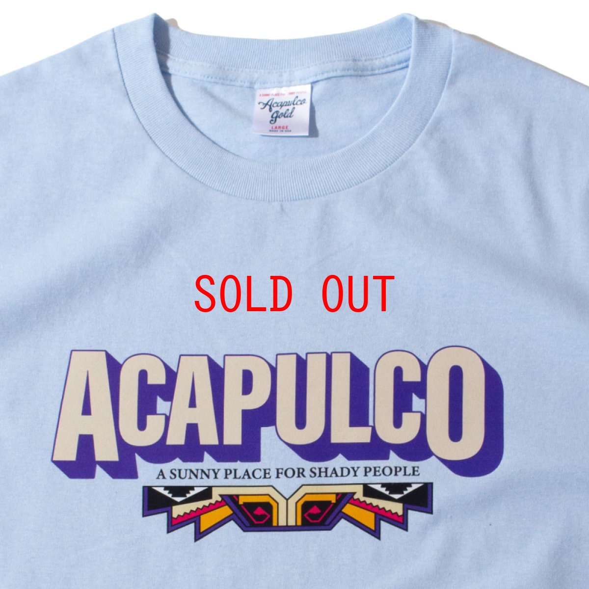 画像7: Aztec S/S Tee L.Blue 半袖 Tシャツ (7)