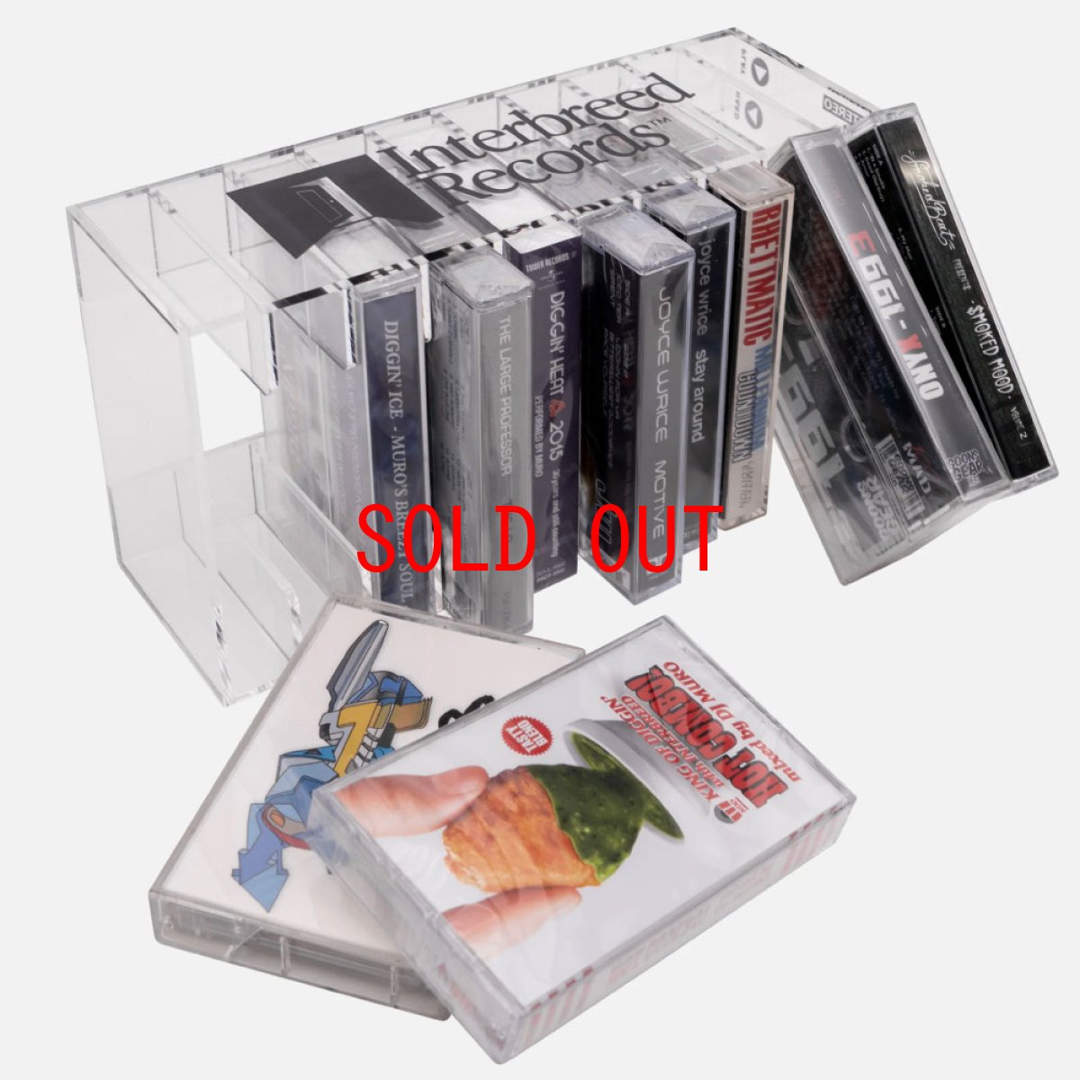 画像17: IB Records Cassette Tape Rack アクリル カセット テープ ラック 10本 収納 (17)