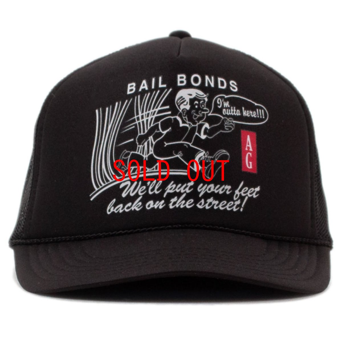 画像2: Bail Bond Trucker Cap トラッカー メッシュ キャップ 帽子 (2)