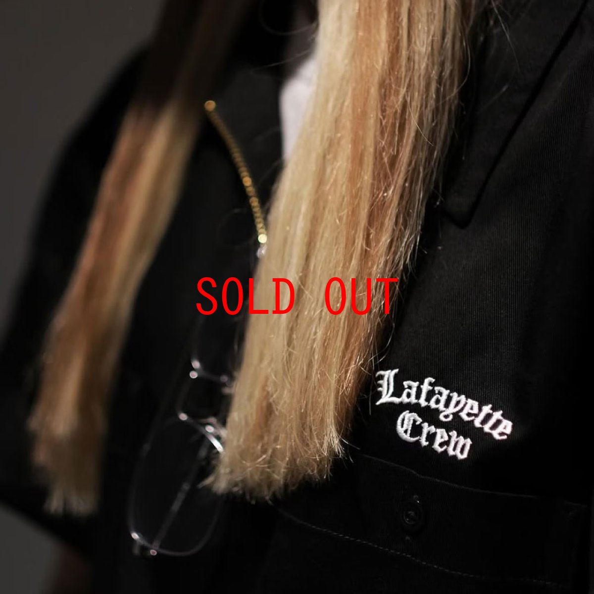 画像9: × Dickies S/S Half Zip Work Shirt BLK ディッキーズ ワーク シャツ (9)