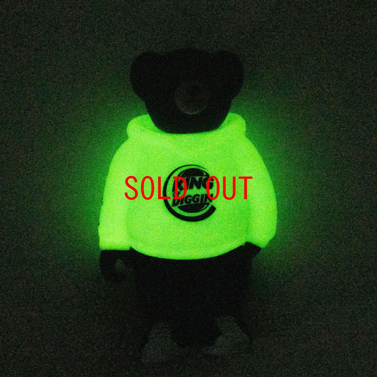 画像3: KING OF DIGGIN Bear knick knacks Glow in the dark ベアー ソフビ フィギュア 蓄光 DJ MURO (3)