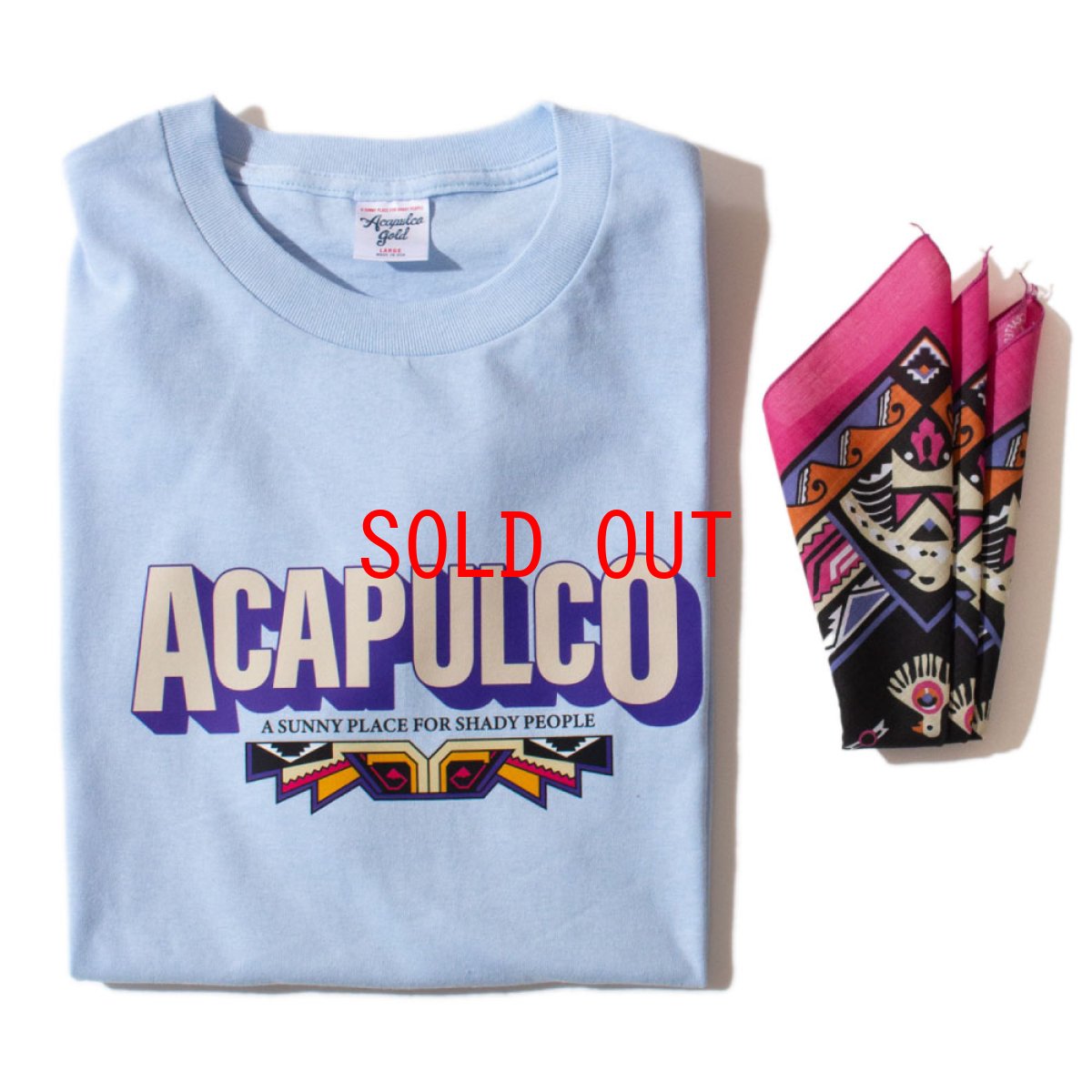 画像1: Aztec S/S Tee L.Blue 半袖 Tシャツ (1)