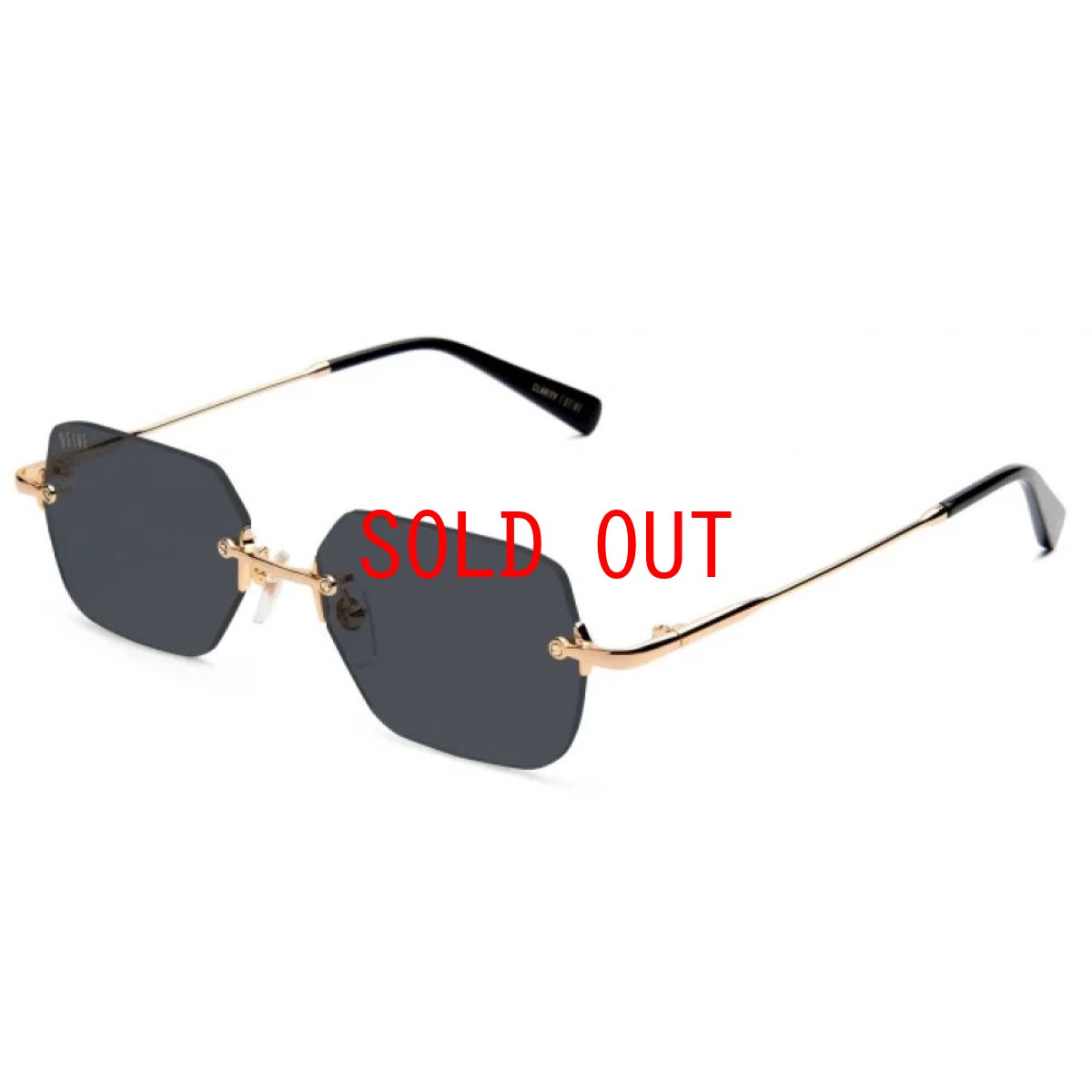 画像1: Clarity Lite & 24K Gold Sunglasses クラリティー 偏光レンズ リムレス 24K ゴールド サングラス レンズ (1)