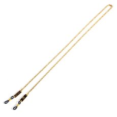 画像3: Rope Chain 24k Gold Eyewear Sunglasses Lanyard ロープ チェーン ランヤード ゴールド サングラス (3)
