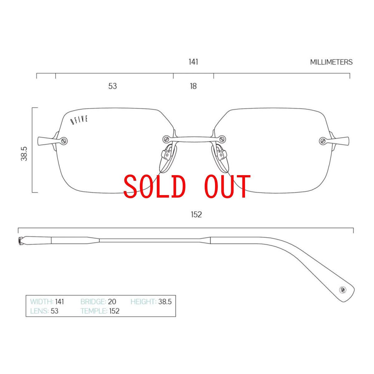 画像6: Clarity Lite & 24K Gold Sunglasses クラリティー 偏光レンズ リムレス 24K ゴールド サングラス レンズ (6)
