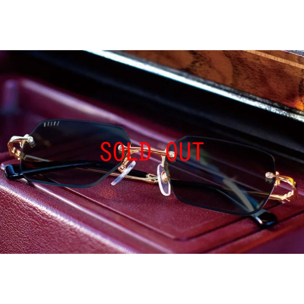 画像3: Clarity Lite & 24K Gold Sunglasses クラリティー 偏光レンズ リムレス 24K ゴールド サングラス レンズ (3)