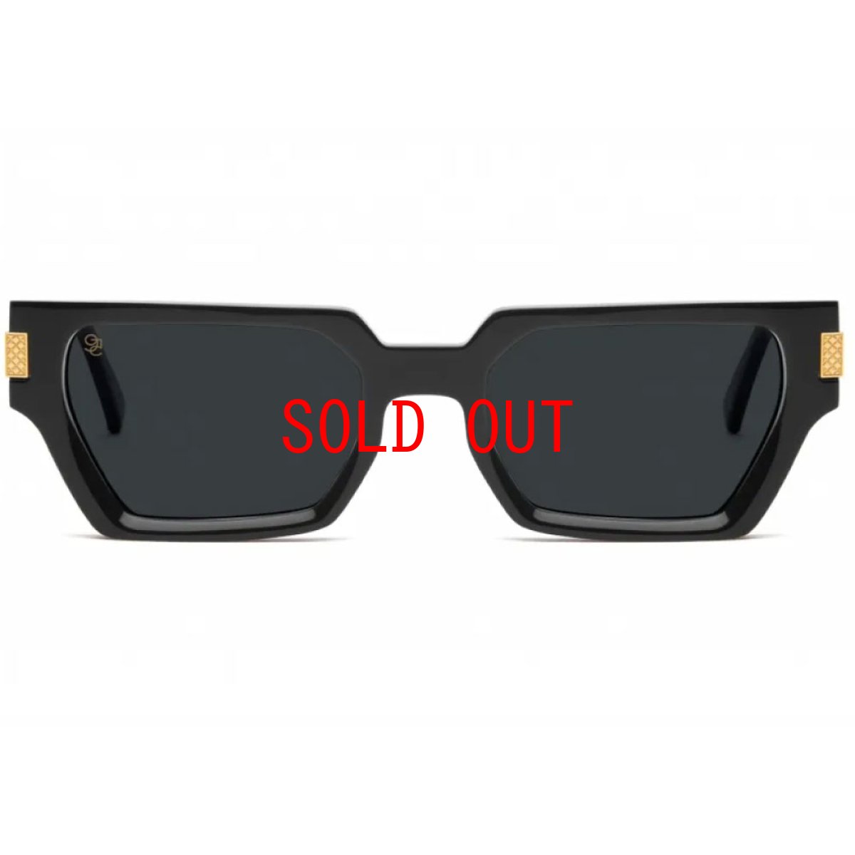 画像2: Locks Black & 24K Gold Sunglasses ロックス ブラック 偏光 ゴールド サングラス レンズ (2)