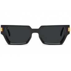 画像2: Locks Black & 24K Gold Sunglasses ロックス ブラック 偏光 ゴールド サングラス レンズ (2)