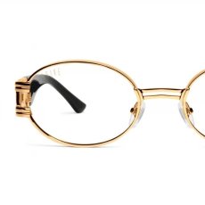 画像6: ST. James 24K Gold Clear Lens glasses セントジェームス ブラック & 24K ゴールド クリア レンズ メガネ (6)