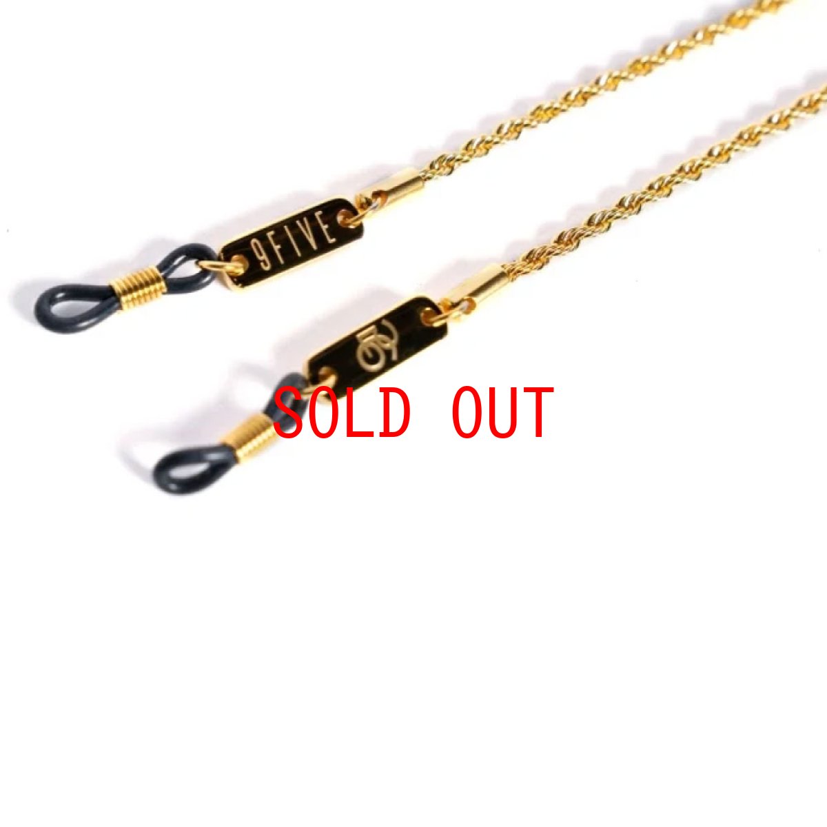 画像2: Rope Chain 24k Gold Eyewear Sunglasses Lanyard ロープ チェーン ランヤード ゴールド サングラス (2)