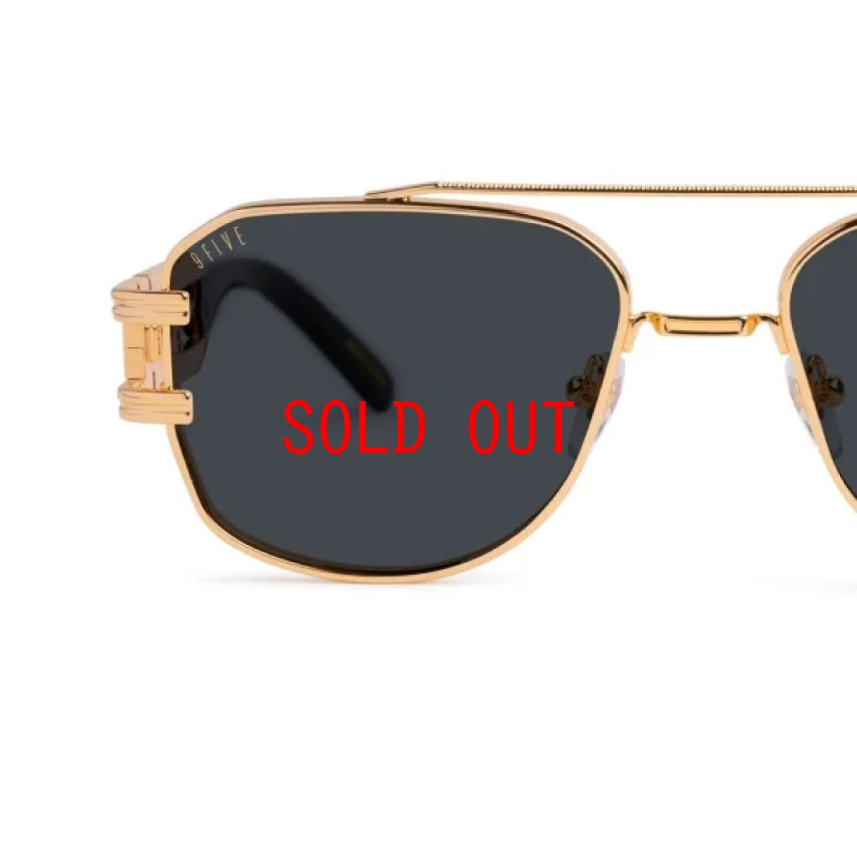 画像6: 9Five Royals Black & 24K Gold Sunglasses ロイアル ブラック ゴールド サングラス (6)
