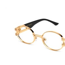 画像8: ST. James 24K Gold Clear Lens glasses セントジェームス ブラック & 24K ゴールド クリア レンズ メガネ (8)