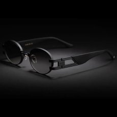 画像1: ST. James Matte Blackout & 24K Gold Sunglasses セントジェームス マットブラック & 24K ゴールド サングラス レンズ (1)