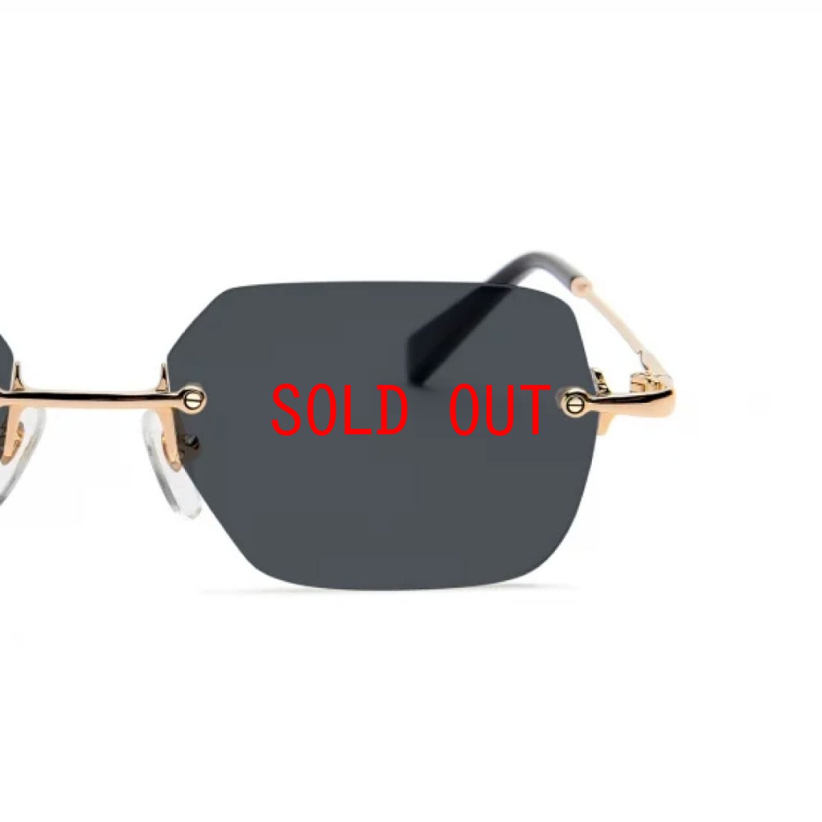 画像5: Clarity Lite & 24K Gold Sunglasses クラリティー 偏光レンズ リムレス 24K ゴールド サングラス レンズ (5)