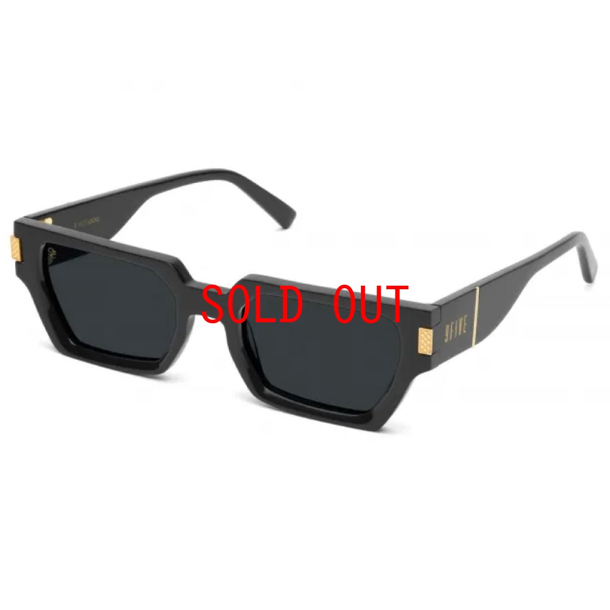画像1: Locks Black & 24K Gold Sunglasses ロックス ブラック 偏光 ゴールド サングラス レンズ (1)