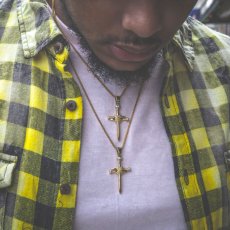 画像5: Nail Cross Chain Necklace クロス チェーン ネックレス (5)