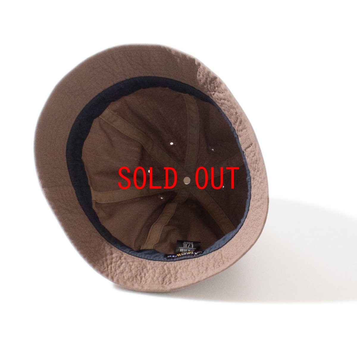 画像5: Solid Bucket Bell Hat Cap Brown ソリッド バケット ハット ベル キャップ 帽子 (5)