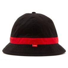 画像4: Line Tape Bucket Bell Hat Cap Black バケット ハット ベル キャップ 帽子 (4)