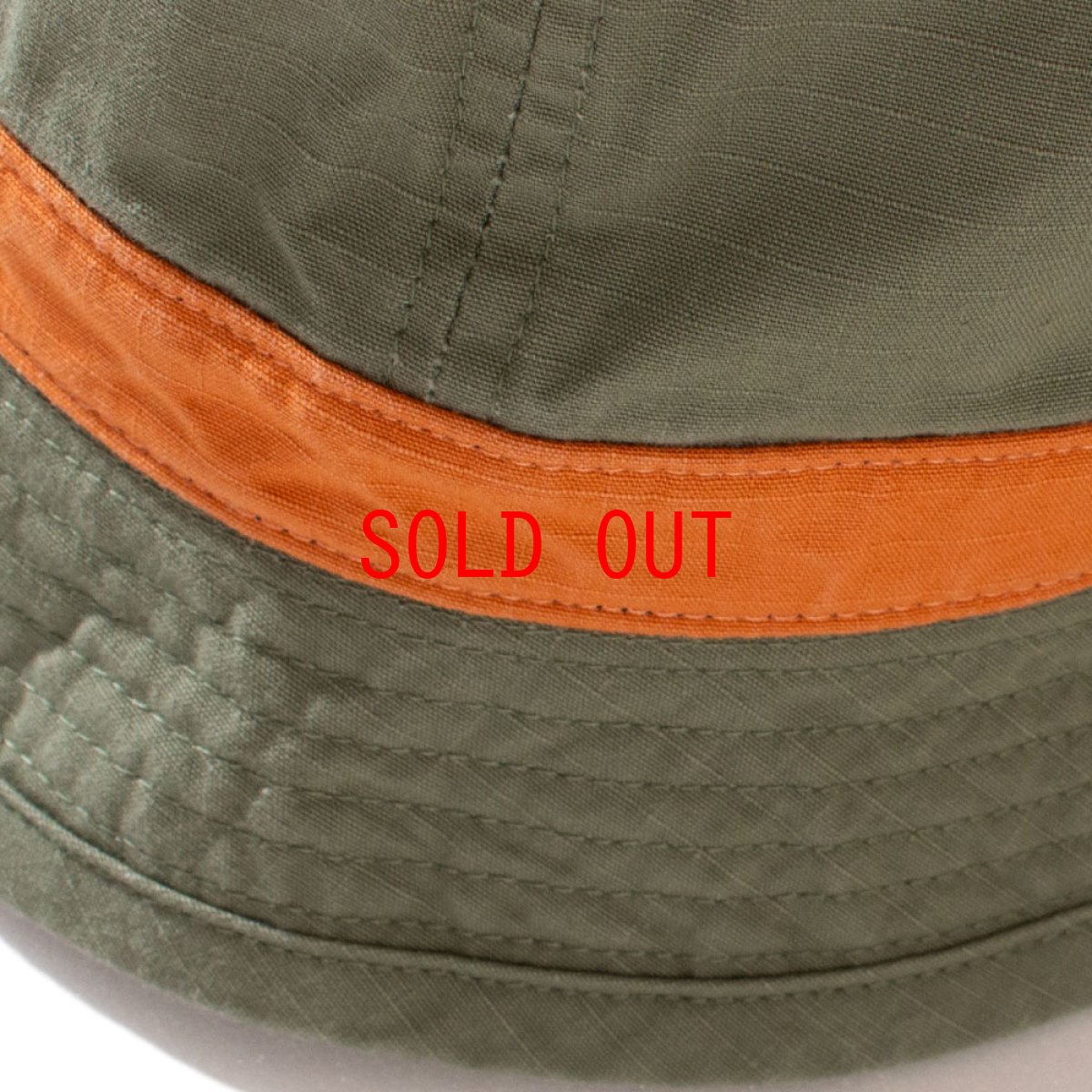 画像5: Line Tape Bucket Bell Hat Cap Olive バケット ハット ベル キャップ 帽子 (5)