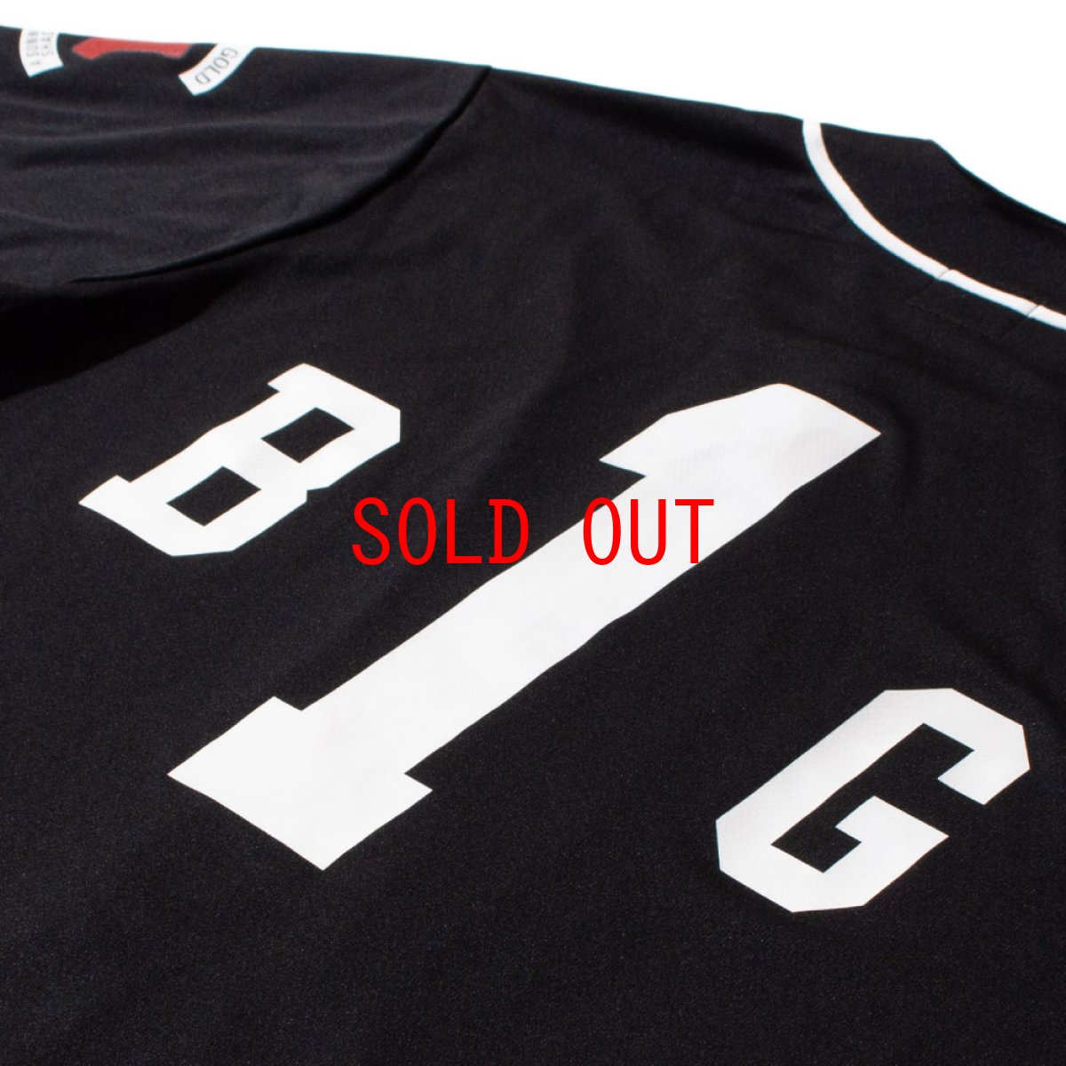 画像7: B1G S/S Baseball Jersey BLK 半袖 ベースボール シャツ ジャージ (7)
