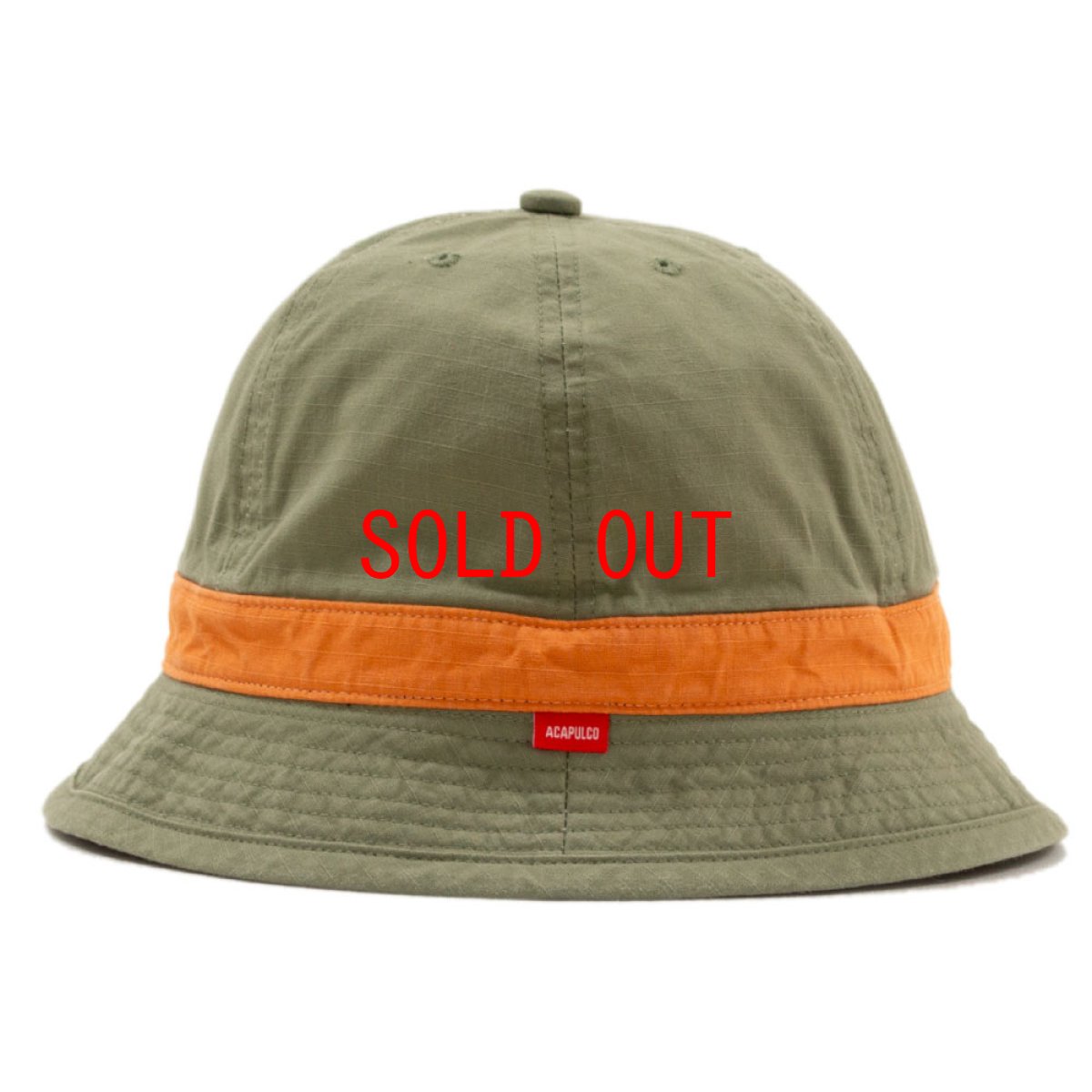 画像3: Line Tape Bucket Bell Hat Cap Olive バケット ハット ベル キャップ 帽子 (3)