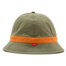 画像3: Line Tape Bucket Bell Hat Cap Olive バケット ハット ベル キャップ 帽子 (3)