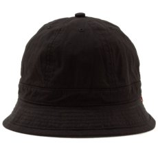 画像2: Solid Bucket Bell Hat Cap Black ソリッド バケット ハット ベル キャップ 帽子 (2)