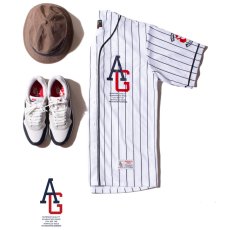 画像1: B1G S/S Baseball Jersey WHT 半袖 ベースボール シャツ ジャージ (1)