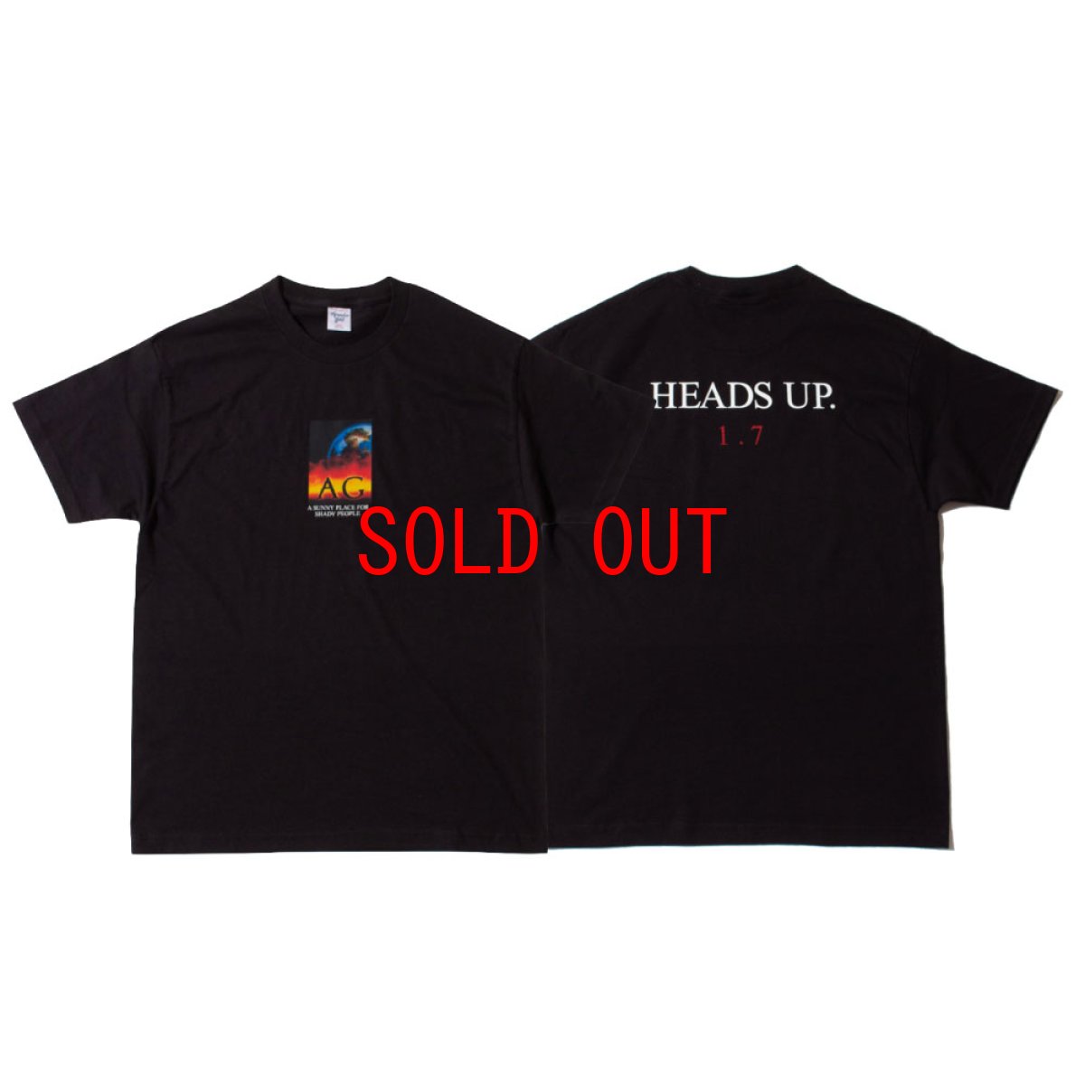 画像8: Heads Up S/S Tee BLK 半袖 Tシャツ (8)